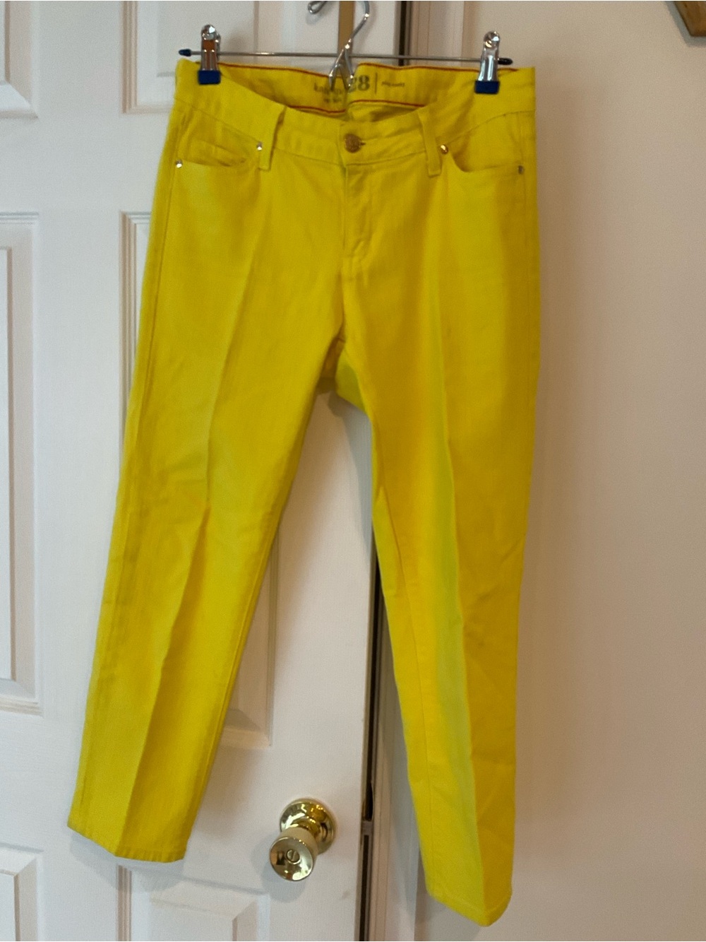 kate spade Bright Yellow Skinny Jeans